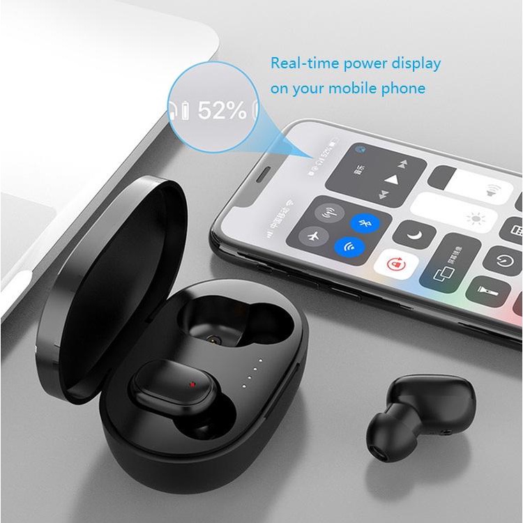 Headset Bluetooth 5.1 TWS A6S Macaron Waterproof IPX4 AH056 - XOBOX