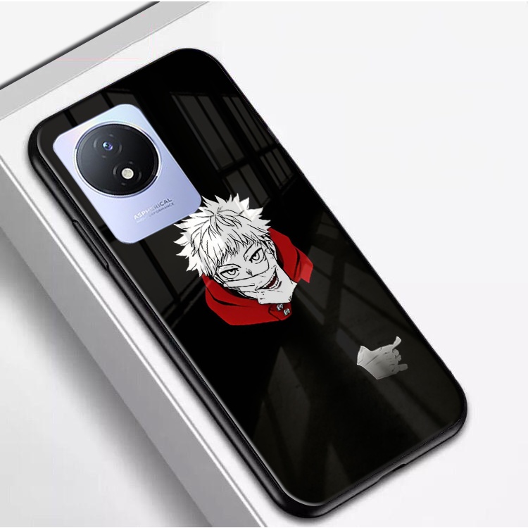 (Q39) Softcase Vivo Y02 - Softcase Kaca Vivo Y02 - Case Aesthetic Vivo Y02 - Case keren Vivo Y02 - C