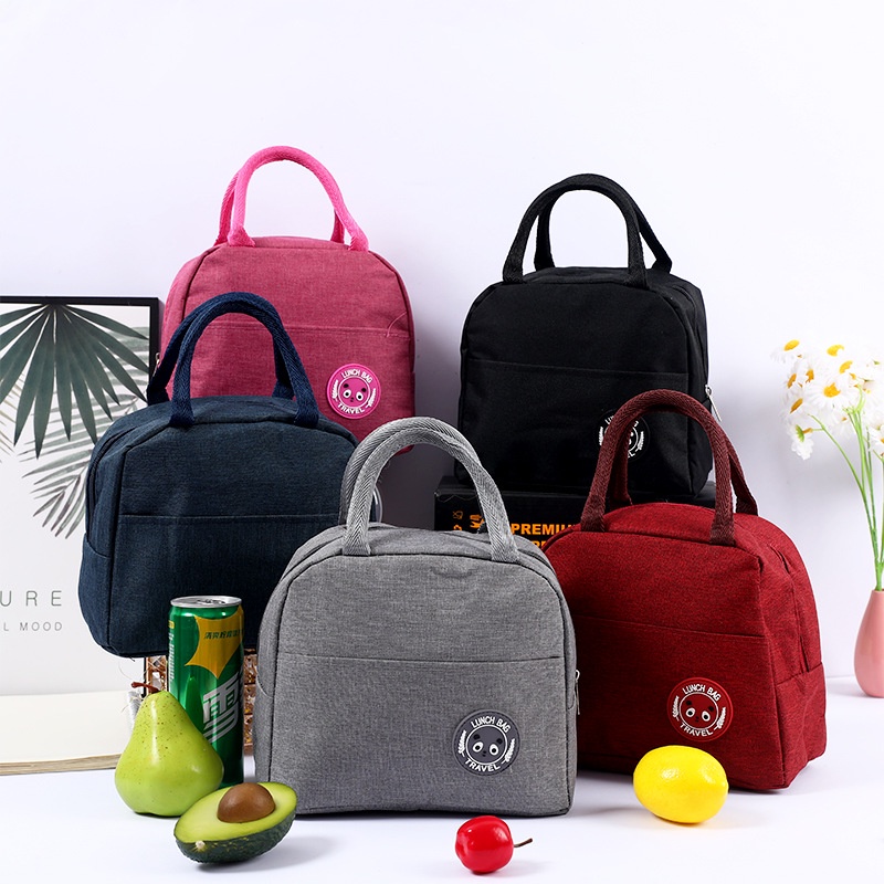 Tas Travel Tempat Bekal Lunch Bag Premium Cooler Bag Bahan 2 Lapis ACC