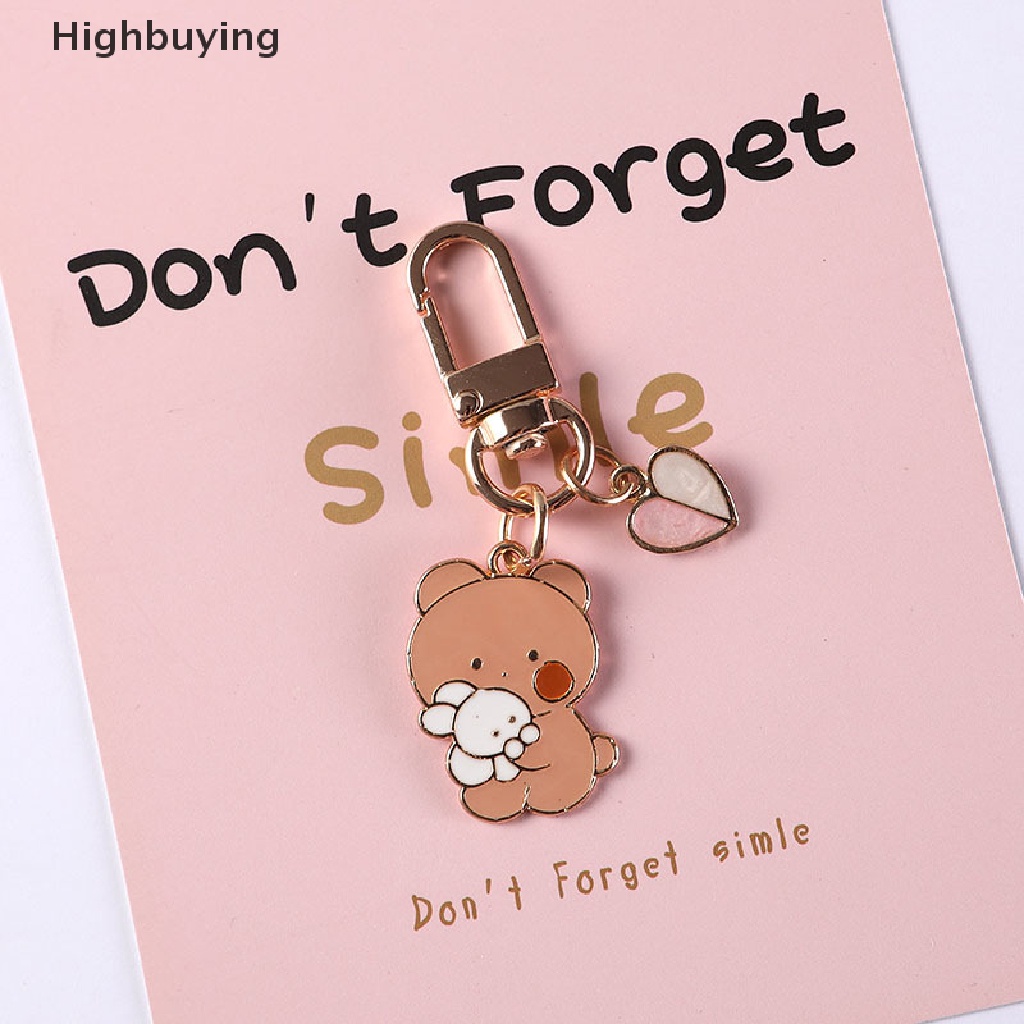 Hbid Gantungan Kunci Beruang Korea Boneka Liontin Kelinci Yang Indah Lucu Keyring Key Chain Jewelry Glory