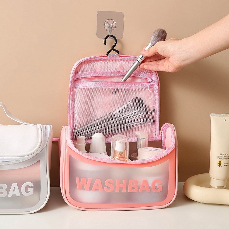 Tmall88 Tas Kosmetik Travel Pouch Makeup Washbag Transparan