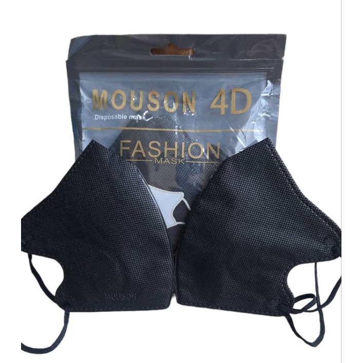 Masker duckbill Mouson 4D 4ply isi 10pc