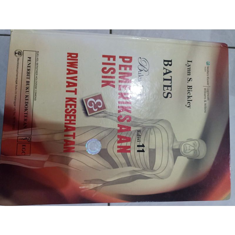 Jual Buku Pemeriksaan Fisik Bates edisi 11 ORI (preloved)  Shopee