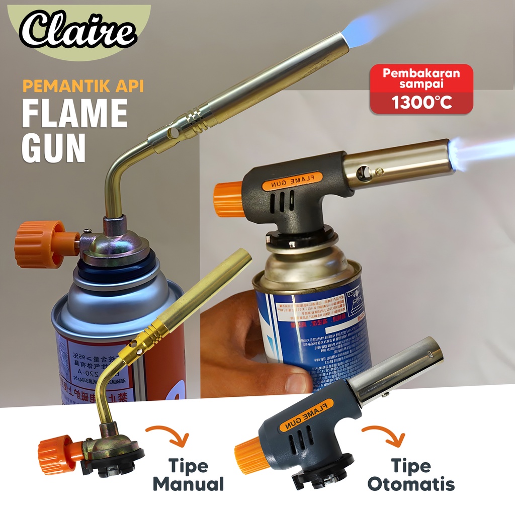 Flame Gun Gas Torch Blow / Portable Kepala Gas Torch BBQ