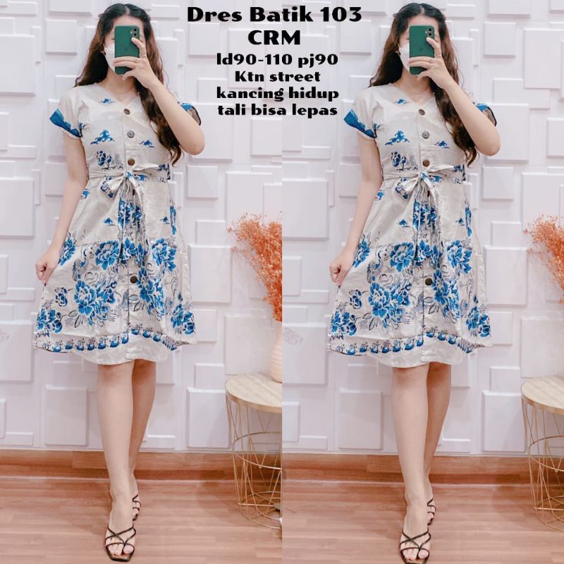 Dress katun stretch
