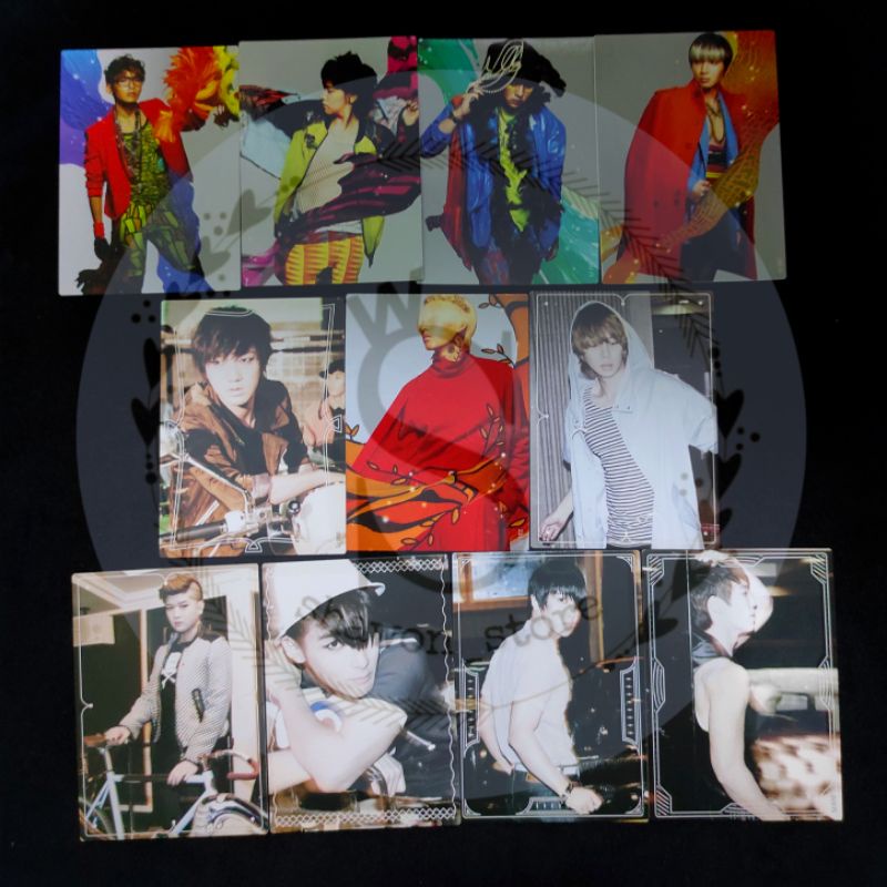 OFFICIAL SUPER JUNIOR STAR COLLECTION CARD COLOR POP CARD / MODERN FRAME CARD LEETEUK HEECHUL YESUNG