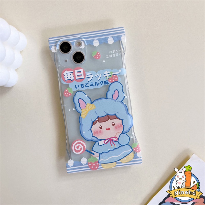 IPHONE Casing Kompatibel Untuk Iphone14 13 12 11 Pro Max X Xr Xs Max8 7 6 6s Plus Se2020 Casing Ponsel Kreatif Kartun Super Cute All Inclusive Lensa Silicone Soft Case Cover Pelindung