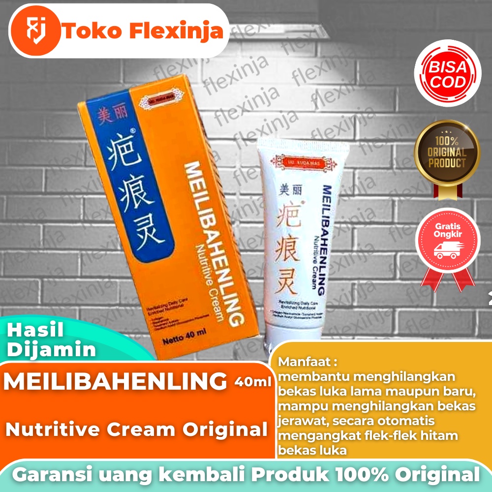 𝗖𝗥𝗘𝗔𝗠 𝗠𝗘𝗜𝗟𝗜𝗕𝗔𝗛𝗘𝗡𝗟𝗜𝗡𝗚 Penghilang Bekas Luka ORIGINAL BPOM - Menghapus Segala Macam Bekas Luka Ampuh