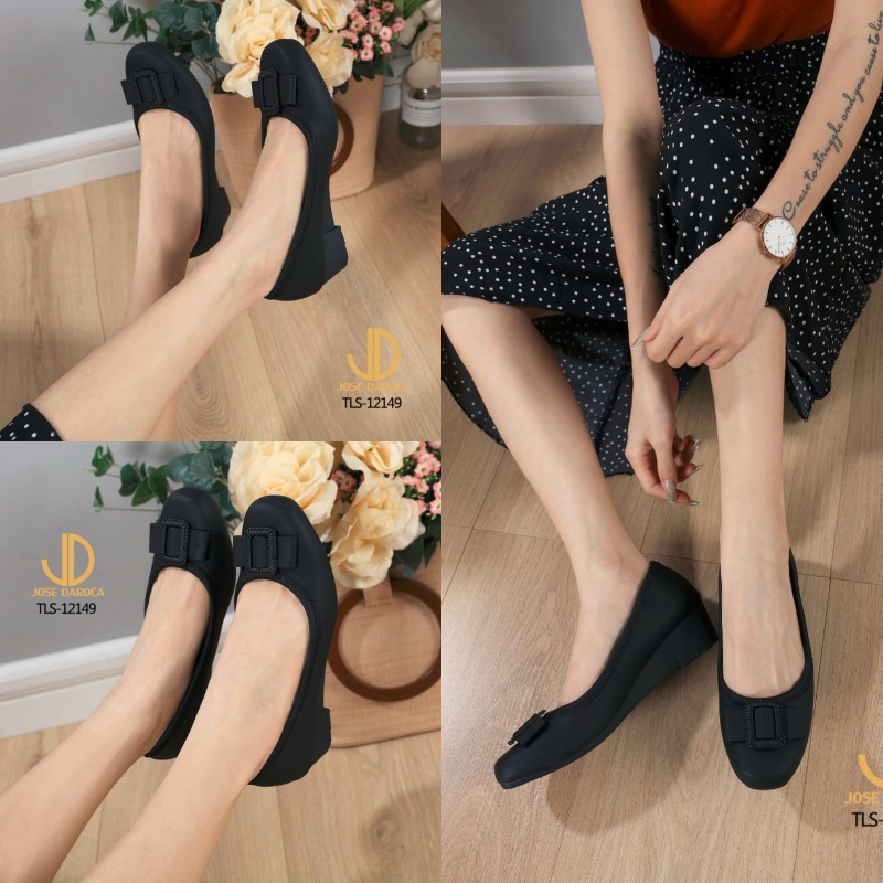 JOSE DAROCA Sepatu Kerja Wedges Shoes # TLS-12149 # ORIGINAL