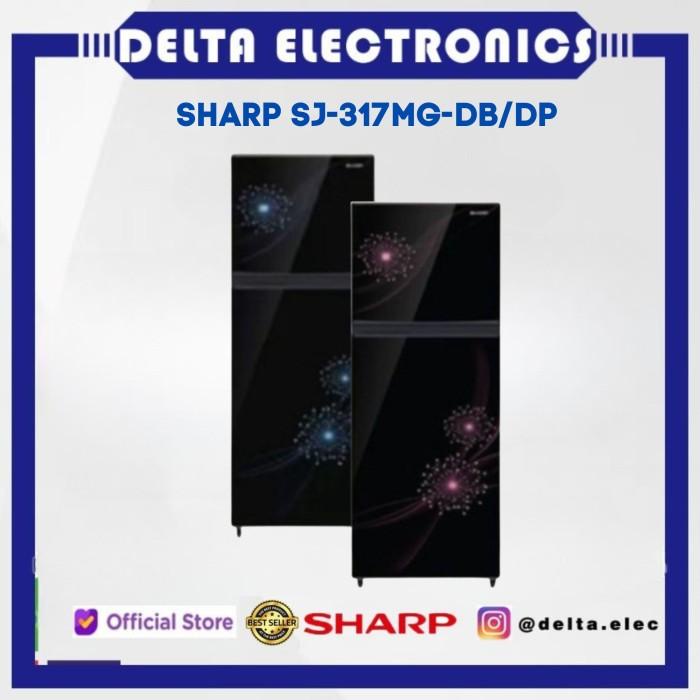 KULKAS SHARP SJ 317 MG LEMARI ES 2 PINTU SJ317MG SJ 317MG