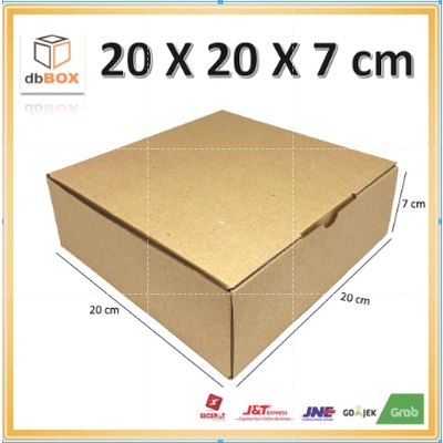 

Kardus 20X20X7 cm....Die Cut kotak Kue tart -aksesoris-dll