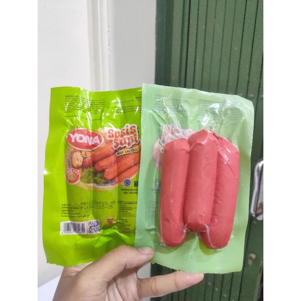 Jual Yona Sosis Sapi Jumbo Pcs Shopee Indonesia