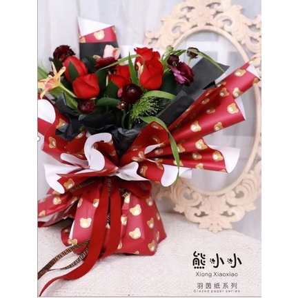 Flower Wrapping Cellophane Paper Kertas Bouquet Buket Bunga Buket Bouquet Hias Dekorasi Pesta KB6092