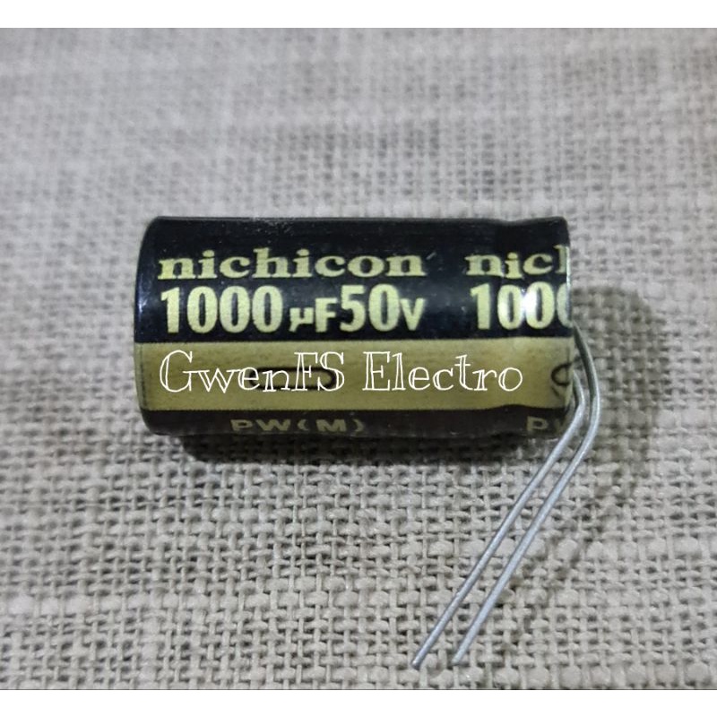 Elco 1000UF 50V Elko 1000 UF 50 V NICHICON List Gold