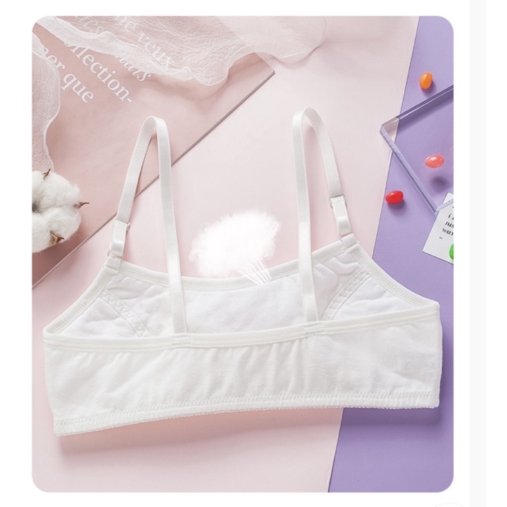 BH Anak Perempuan / BH Remaja Perempuan /  Miniset Anak Perempuan Bahan Katun Lembut Tidak Panas Menyerap Keringat