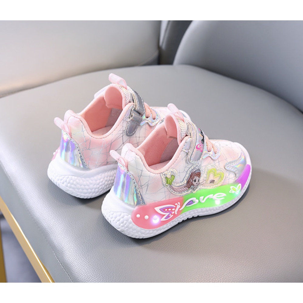 babyfit SOFEYA sepatu lampu LED sneakers anak perempuan import sepatu sekolah casual gs-0515r