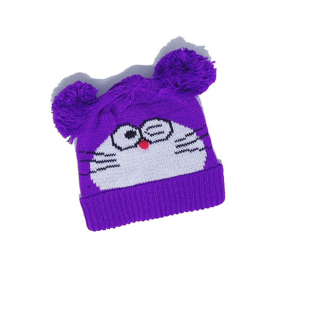 Topi Kupluk Bayi Doraemon Topi bayi Laki Laki Topi Bayi Perempuan Cewek usia 0 sampai 2 tahun