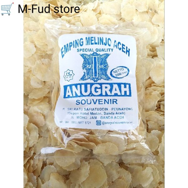 

EMPING MELINJO TIPIS ASLI ACEH GRADE A by Anugrah Souvenir 500gr
