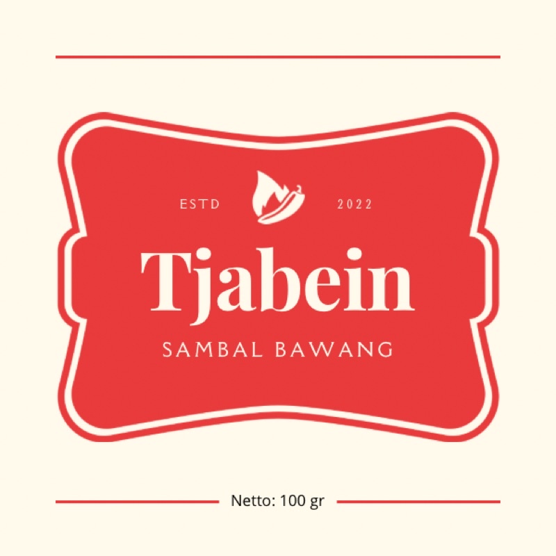 

tjabein.id | Sambal Bawang 100gr