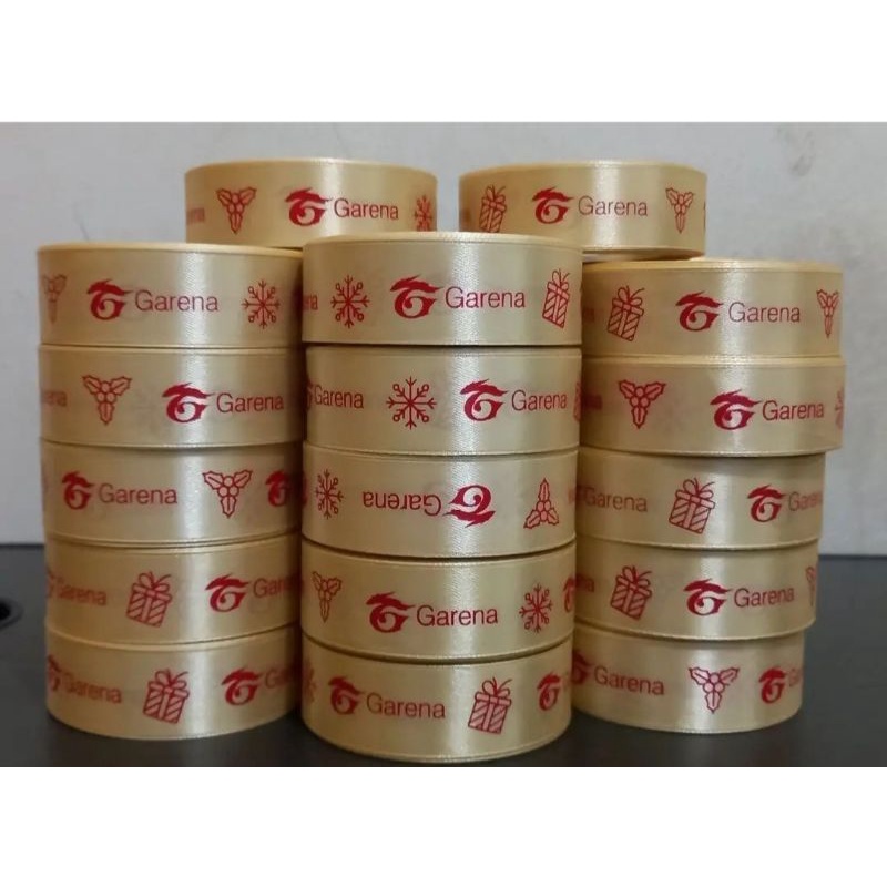 

Label pita satin 4 cm utk merk sajadah, tas, tali souvenir dll