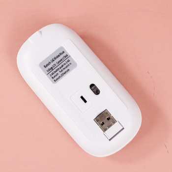 KR Taffware Mouse Bluetooth 5.2 &amp; Wireless 2.4G Rechargeable