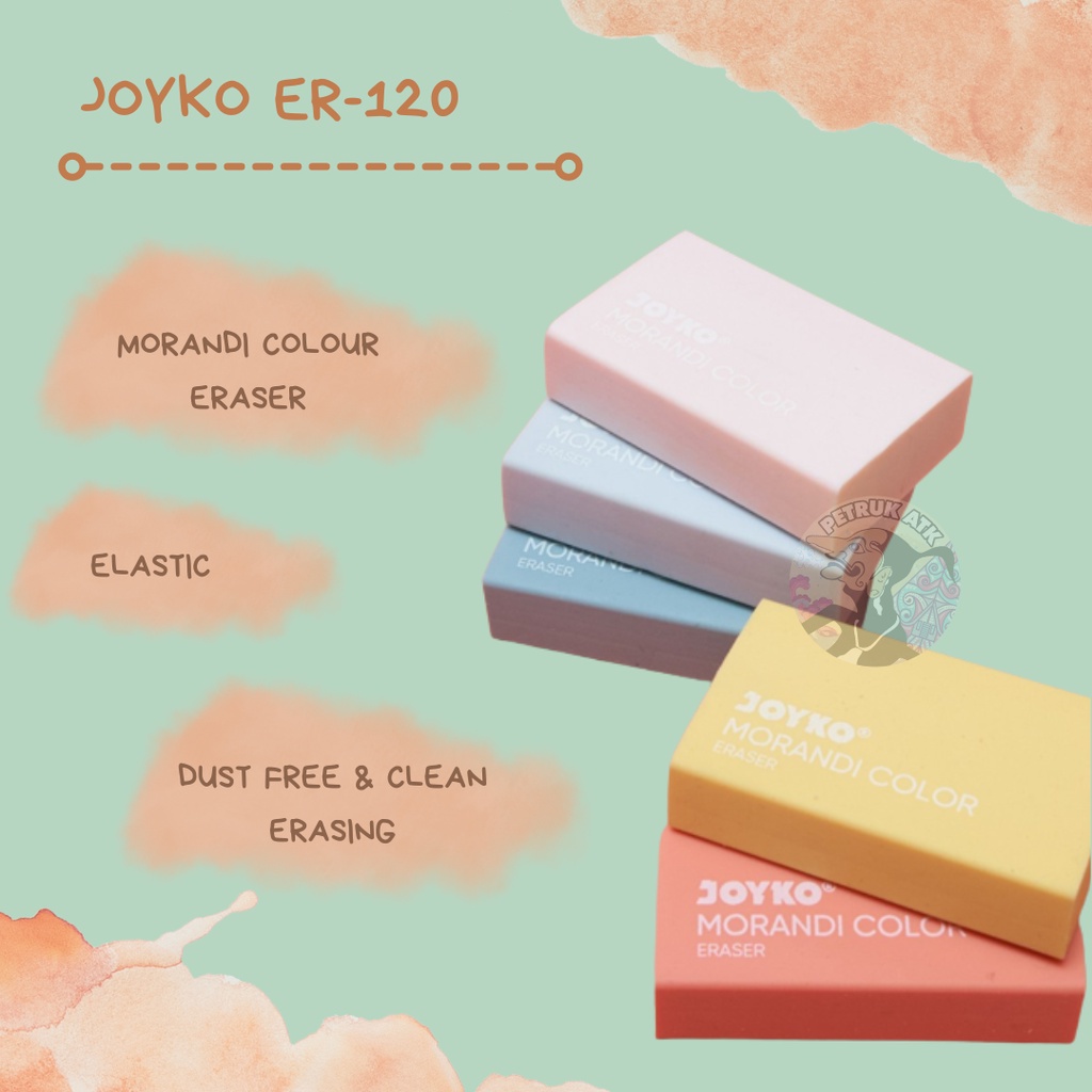 

[PCS] PENGHAPUS PENSIL JOYKO ER-120 MORANDI COLOUR