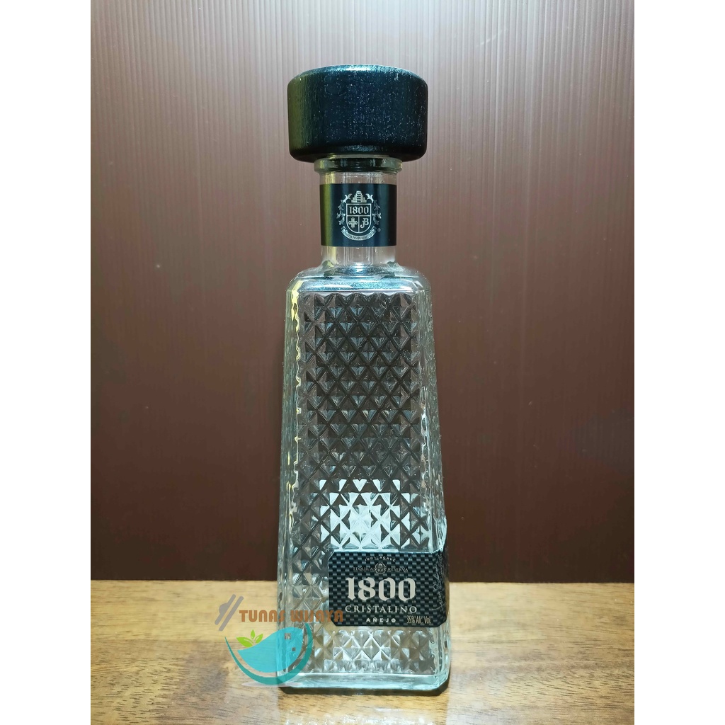 Botol bekas Anejo 1800 Cristalino 750 ML