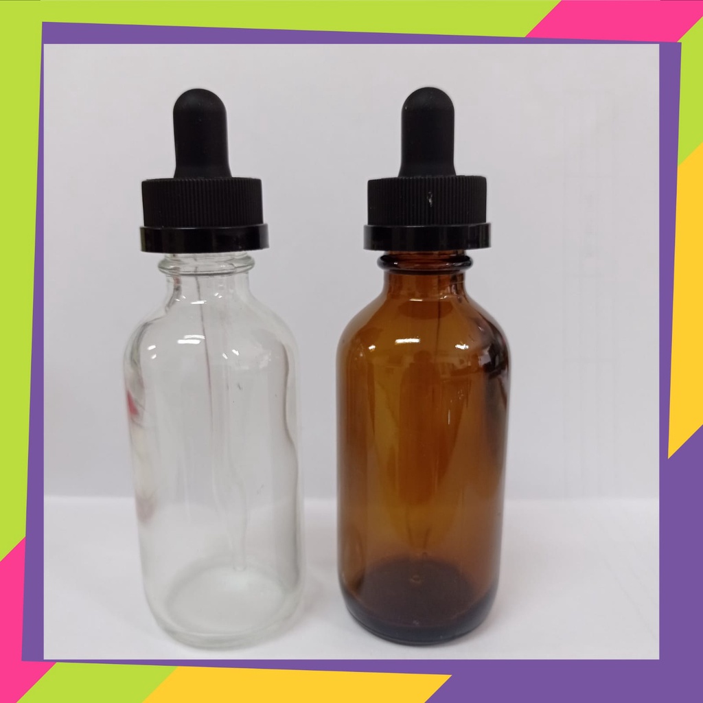 60 ML BOTOL KACA VAPE KOSONG/BOTOL LIQUID/SET BOTOL VAPE/BOTOL SERUM/BOTOL SYRUP/neck 91 mm