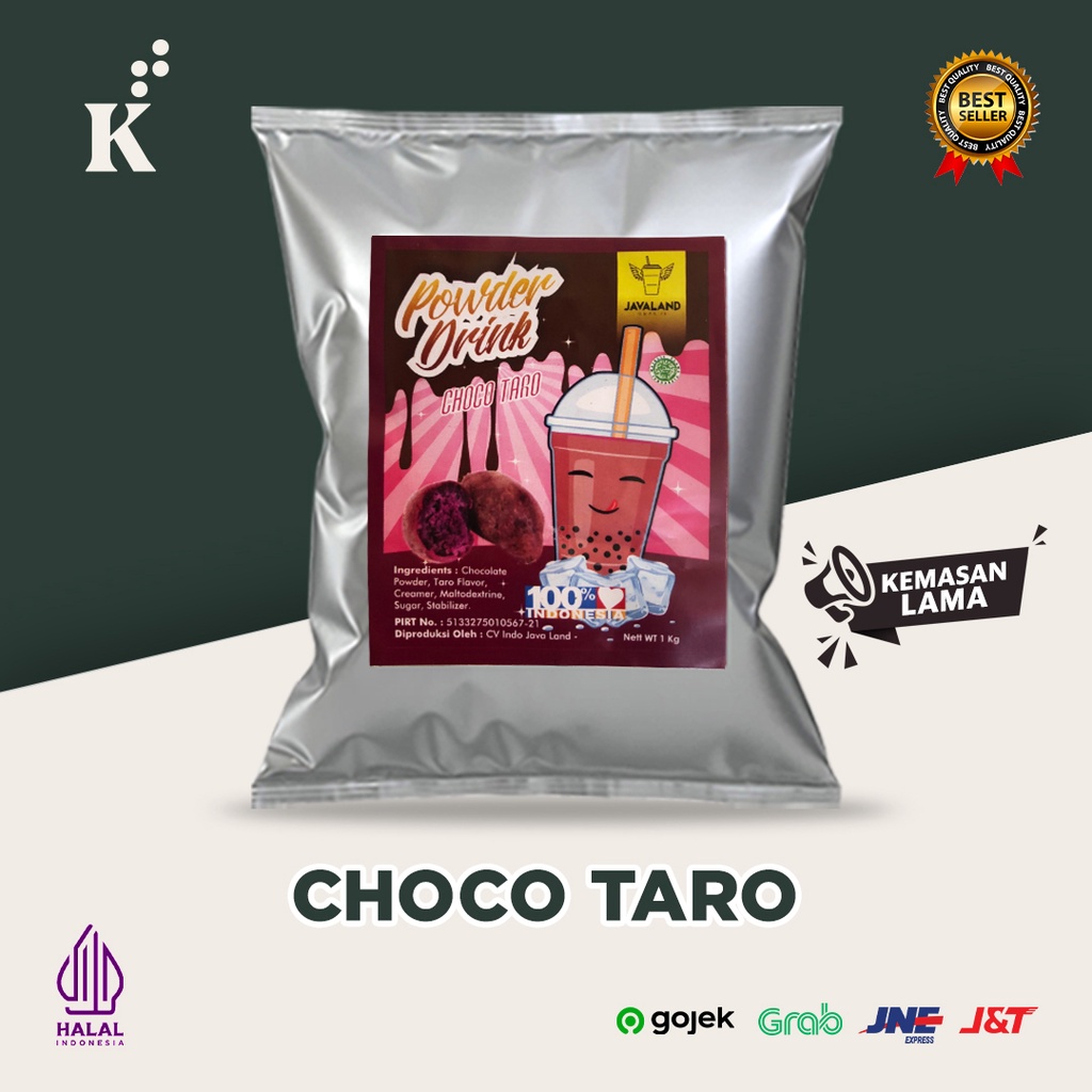 Bubuk Minuman Bubble Powder Drink Choco Taro ORIGINAL Javaland 1kg