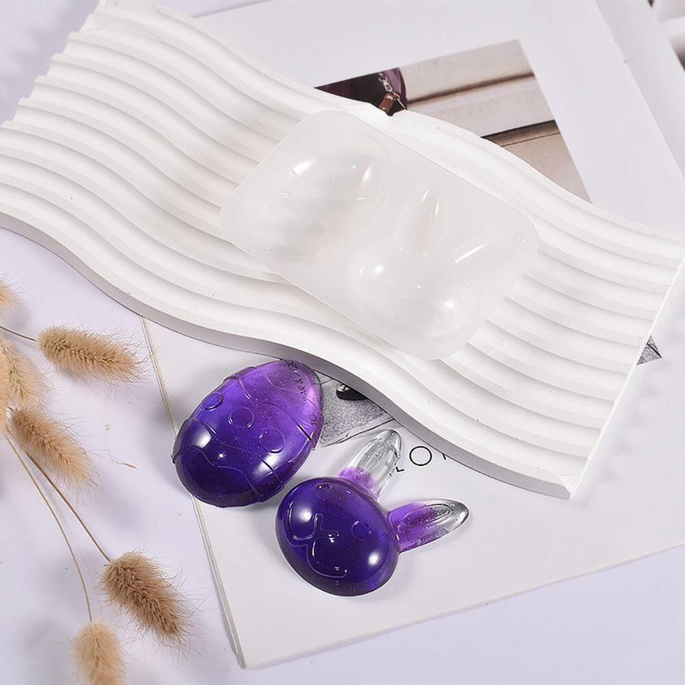 Preva Cetakan Telur Paskah Silicone DIY Pendant Tag Baking Mold