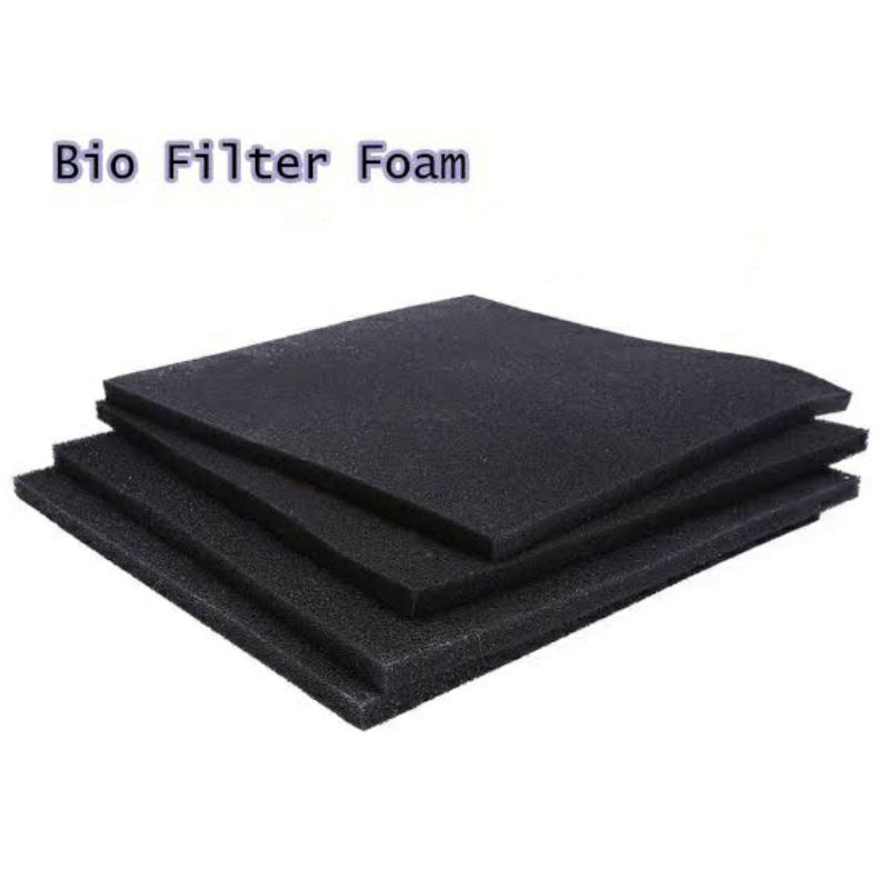 KAPAS BUSA BIO FOAM UKURAN 1 X 1 TEBAL 3 CM FILTER AQUARIUM KOLAM AQUASCAPE