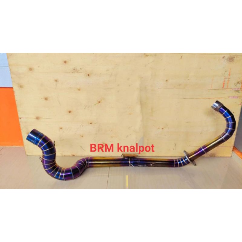 leher knalpot cobra Vixion step standar