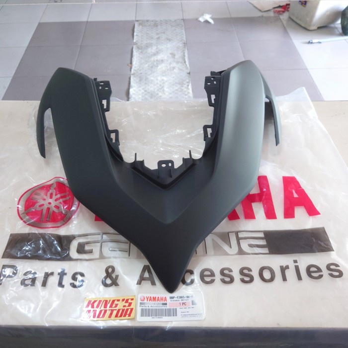 Dasi Cover Tameng Depan Hitam Doff Aerox 155 Connected Bbp-P0