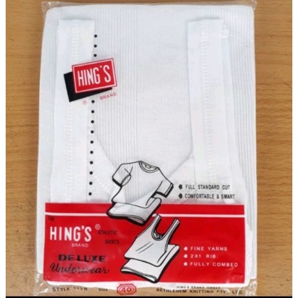 SINGLET HING'S / HING'S POLOS / SIZE 34 36 38 40 42