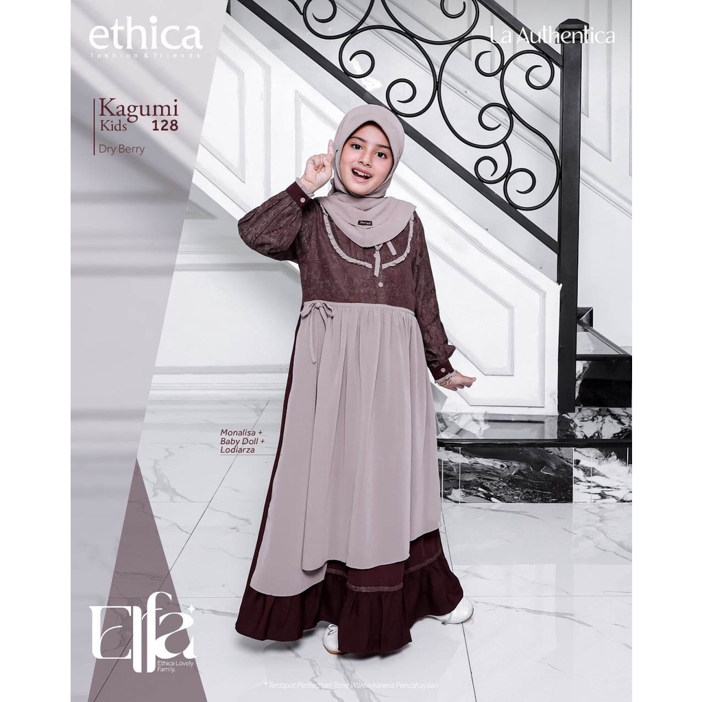 ELFA -267 Dry Berry / Sarimbit Ethica 2023 / Fashion Muslim