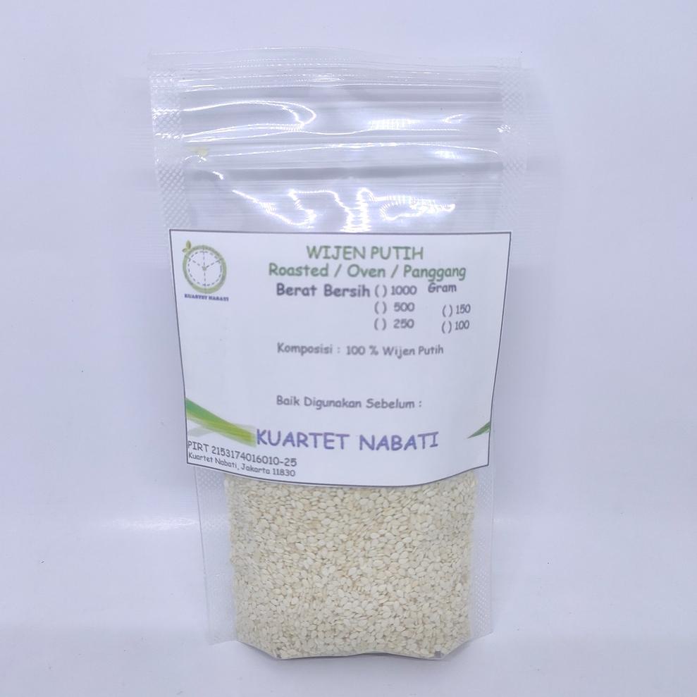 

Ready Stock ' 100gr Roasted Wijen Putih / White Sesame Seed - Oven - Sangrai ϟ