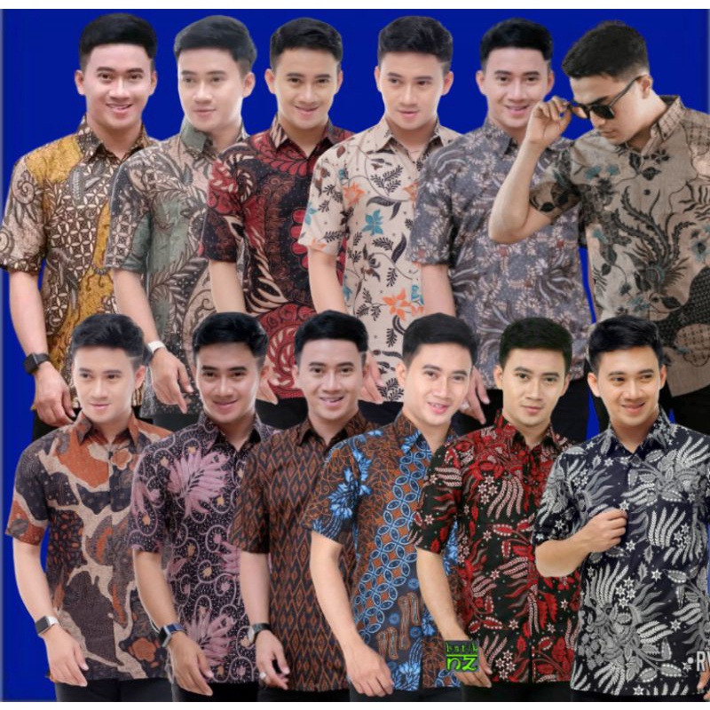 Batik pria jumbo M L XL XXL 3L 4L 5L sragam satuan batik over size