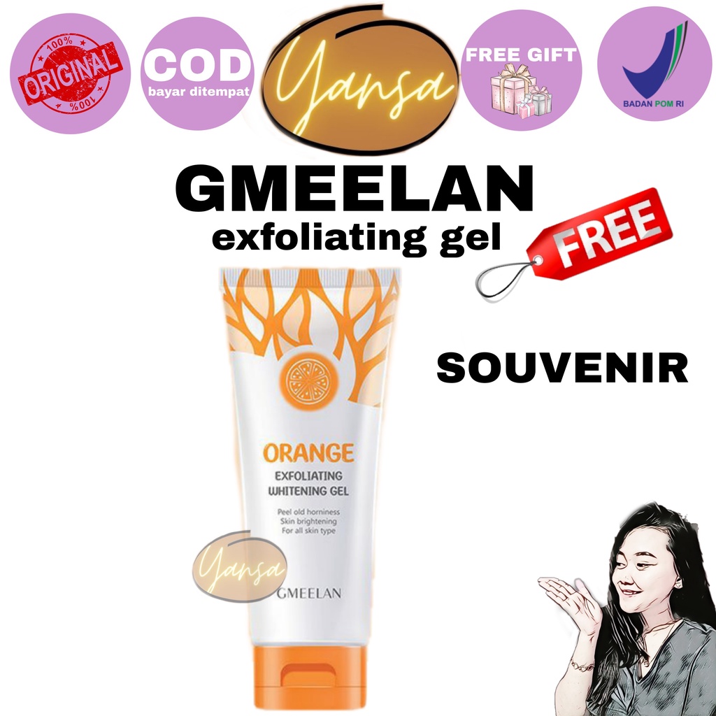 Exfoliating GMEELAN Centella Asiatica Peeling Gel Facial Glowing Blackhead Cleaner Body Exfoliating Mencerahkan