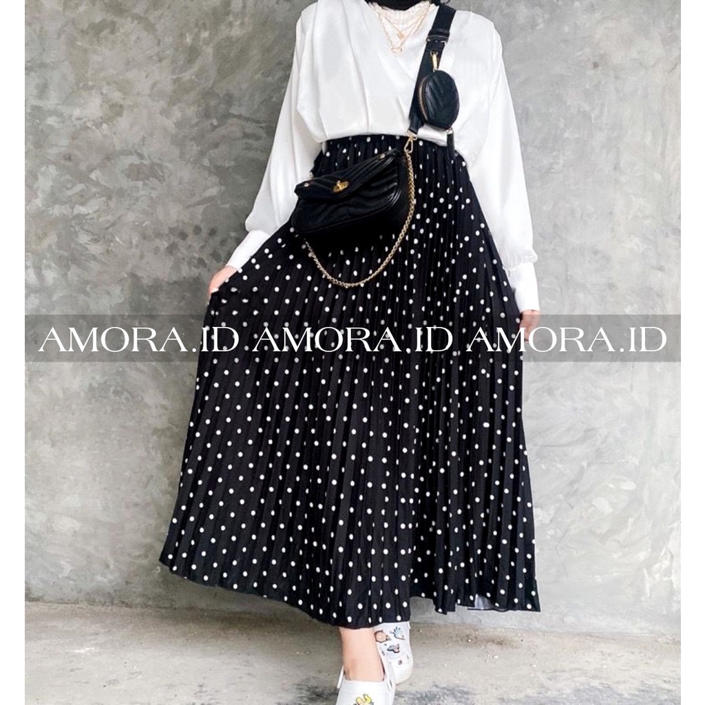 ROK PLISKET MOTIF DENIM LILY TULIP DAILY DAISY POLKADOT PREMIUM