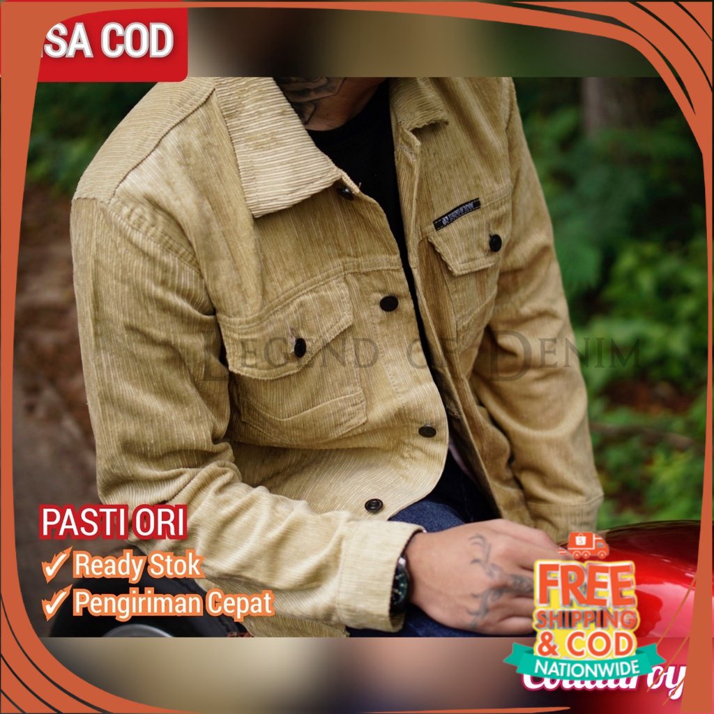 JAKET JEANS NEW BREND DENIM UNISEX/ Legend of Denim jaket corduroy | jaket pria distro | corduroy | 