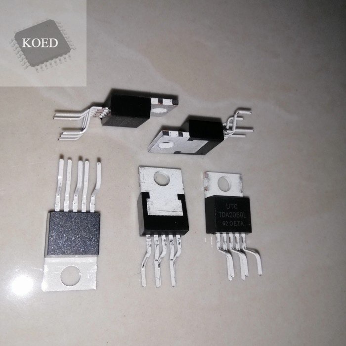 Sparepart UTC TDA2050L TDA2050 Original To-220-5 IC Power TDA 2050 2050L Kualitas Terjamin