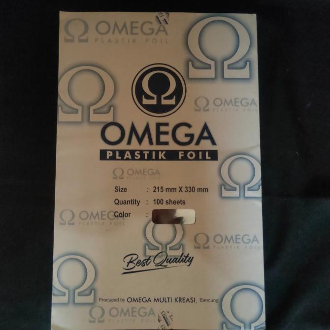 

Omega plastik foil silver 215mm X 330mm terlaris