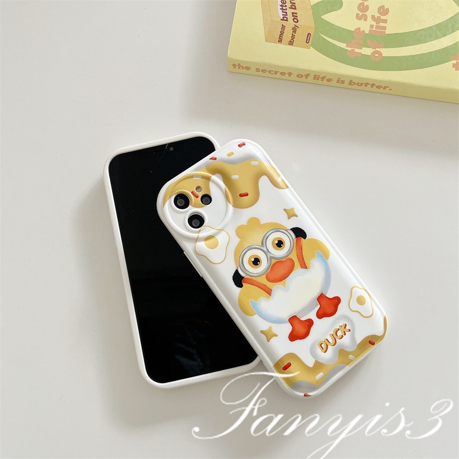 OPPO A78 A17 A17k A77 A77s A57 A76 A96 A16 A16s A16k A15 A15s A54 A74 A55 A95 A94 A93 A53 A33 A32 A5 A9 2020 A3s A5s Reno 7Z 7 6Pro 5 F11 F9Pro Casing Handphone Bebek Kartun Lucu TPU Soft Cover