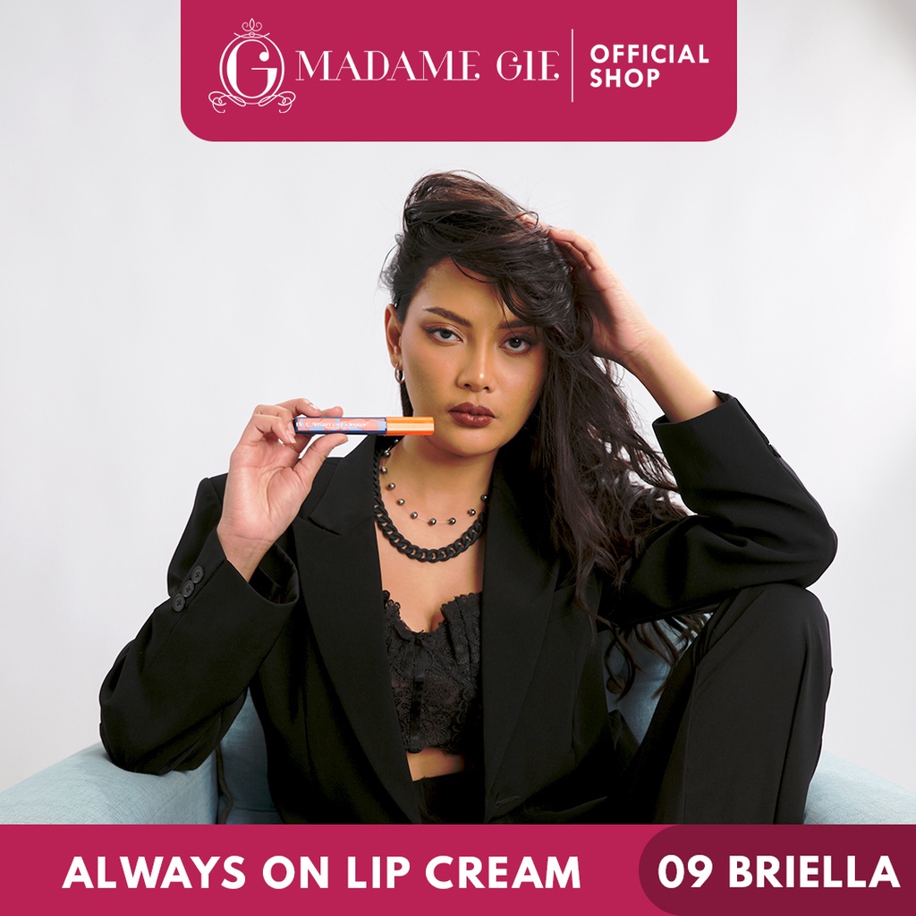 Madame Gie Always On - MakeUp Lip Cream Lipstick Original BPOM