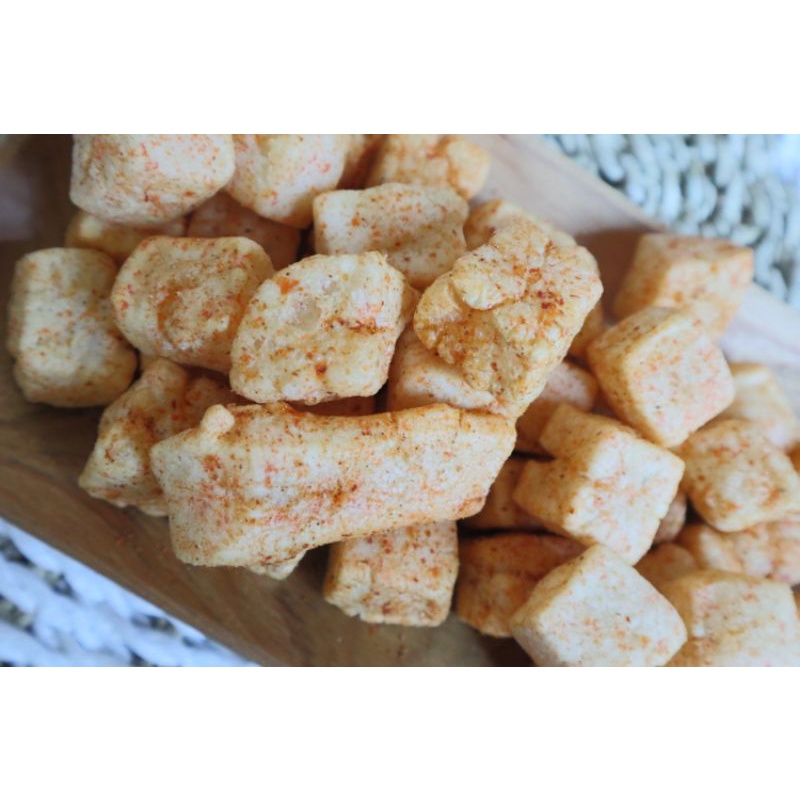 

Krupuk tahu pedas