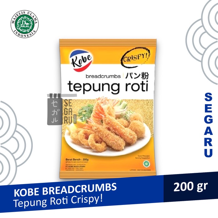 

Tepung-Roti-Panir- Kobe Tepung Roti Panir Kobe Crispy Breadcrumbs 200Gr -Panir-Roti-Tepung