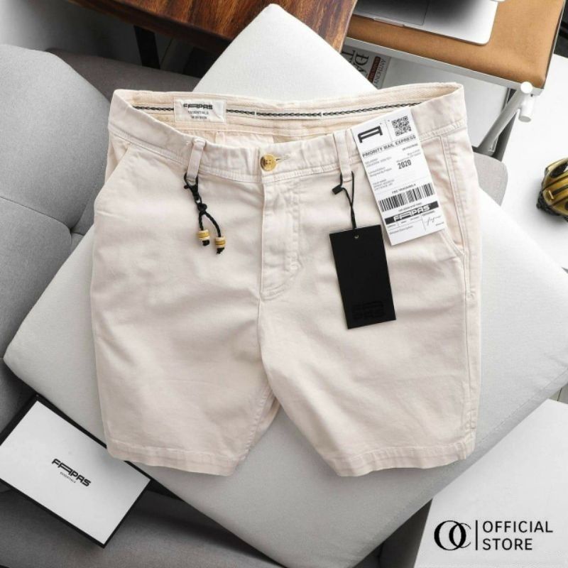 Celana Pendek Chino Pria Combad Stretch Slim Fit Premium