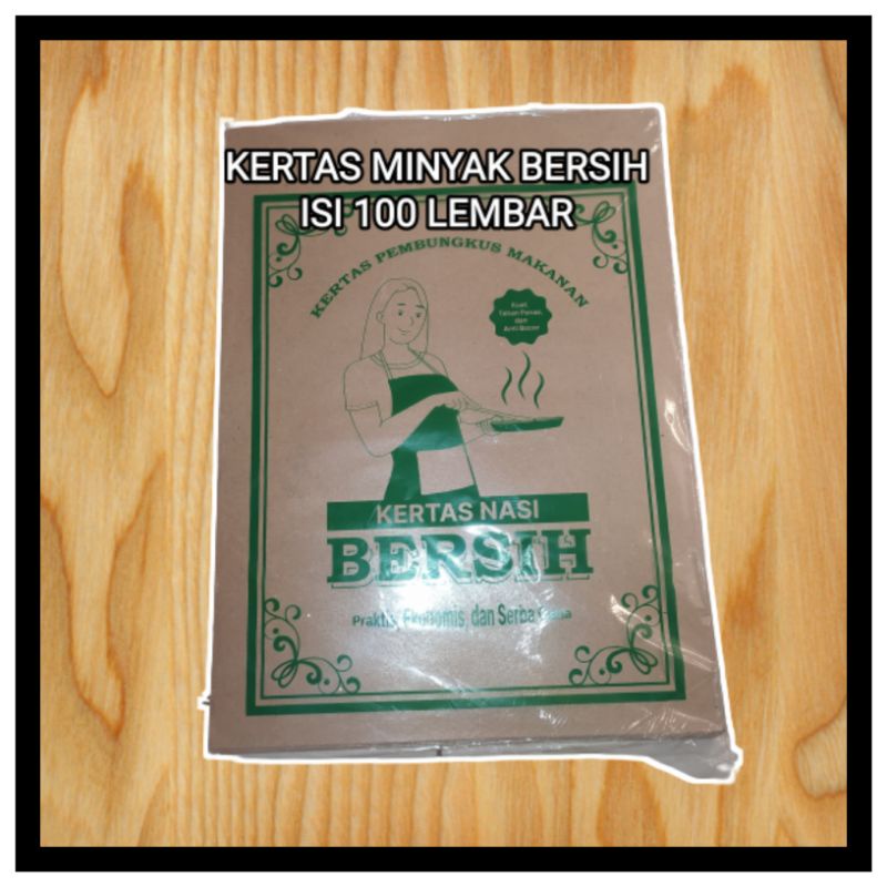 

KERTAS MINYAK / KERTAS NASI ISI 100 LEMBAR