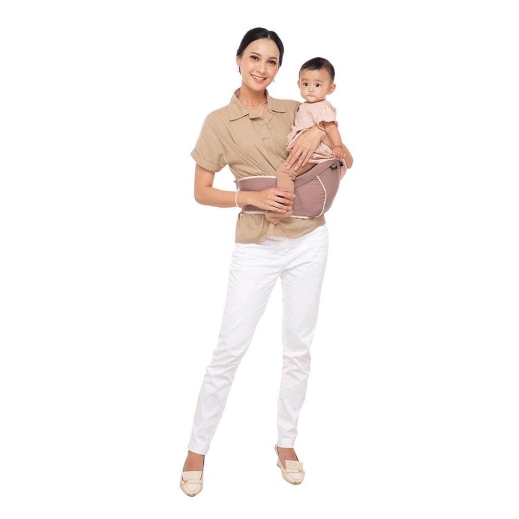 Mom's Baby Gendongan Hipseat Airflow + Gendongan 10 in 1 Barley Series  MBG 2034
