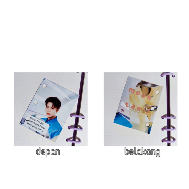 

Cover mini binder taeil nct kpop